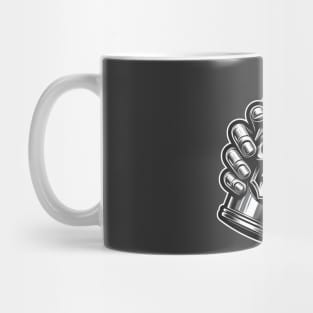 Hand Of Doom Graffiti Can Mug